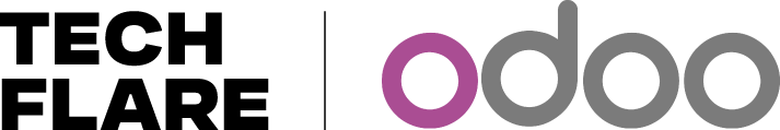 Logo Techflare partner oficial de Odoo